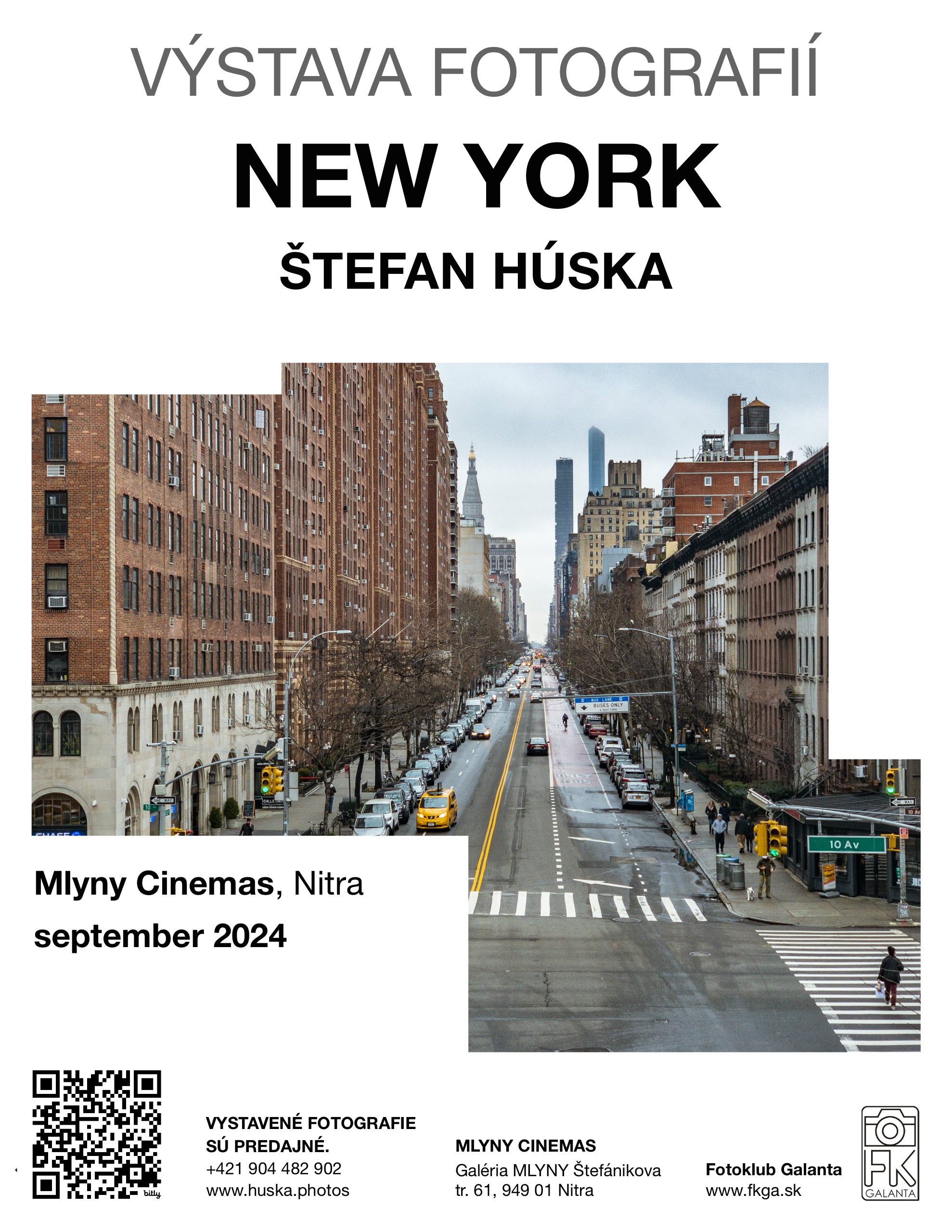 Výstava: New York @ Mlyny Cinemas, Nitra